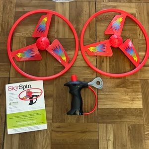 Brand New! Discovery Toys Sky Spin. Pull &Watch the Wing Fly!